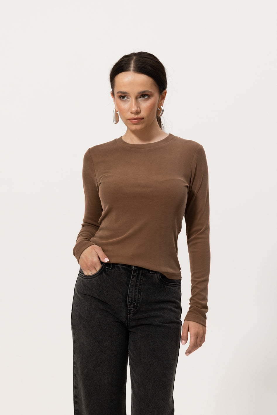 Longsleeve Selmo New Mocha Petite