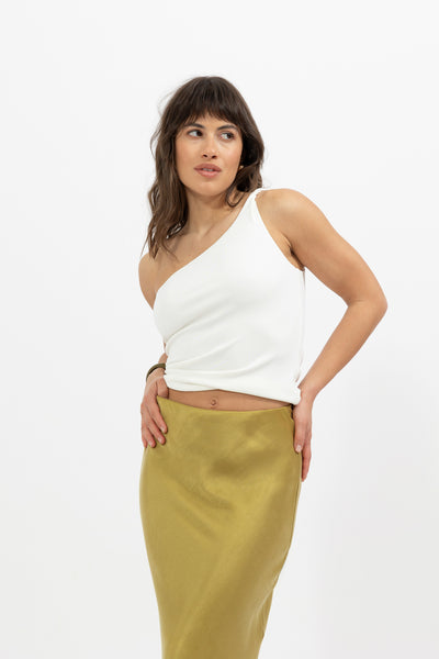 Top Marlo White Petite