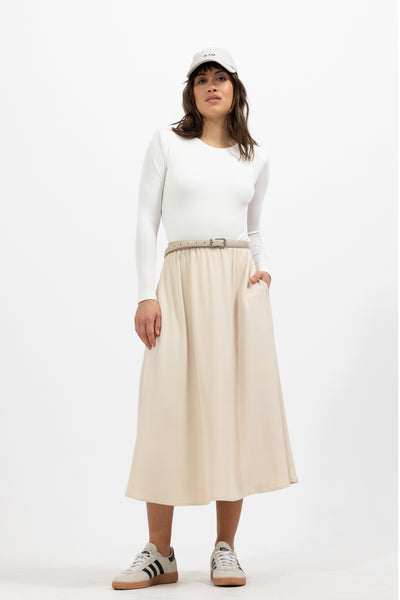 Spódnica Veloria Light Beige Petite