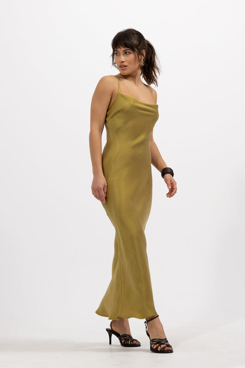 Sukienka Salina Golden Olive Petite
