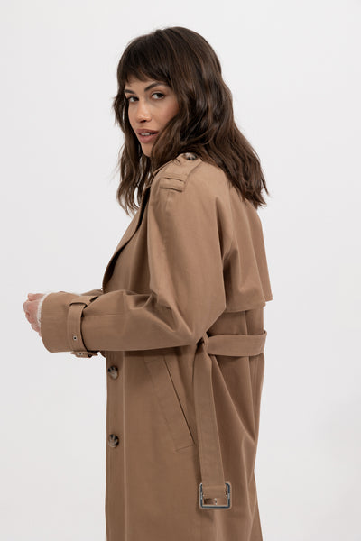Trencz Vermont Dark Beige Petite