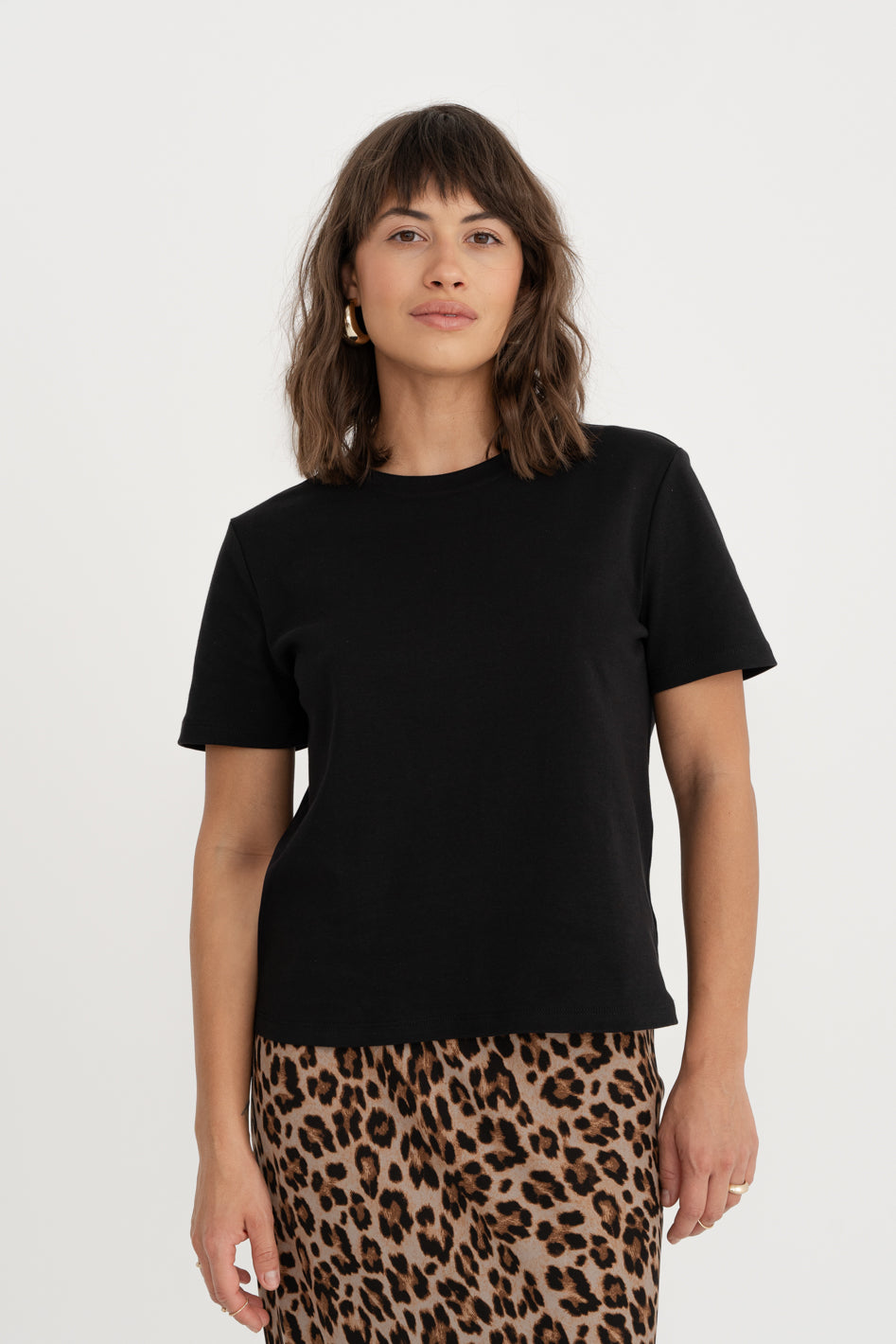 T-shirt Regro Black Petite