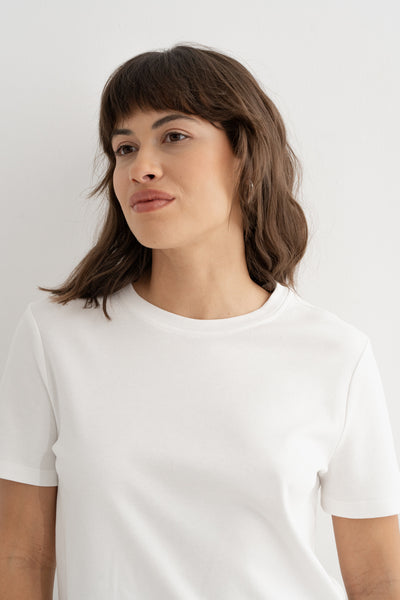 T-shirt Regro White Petite