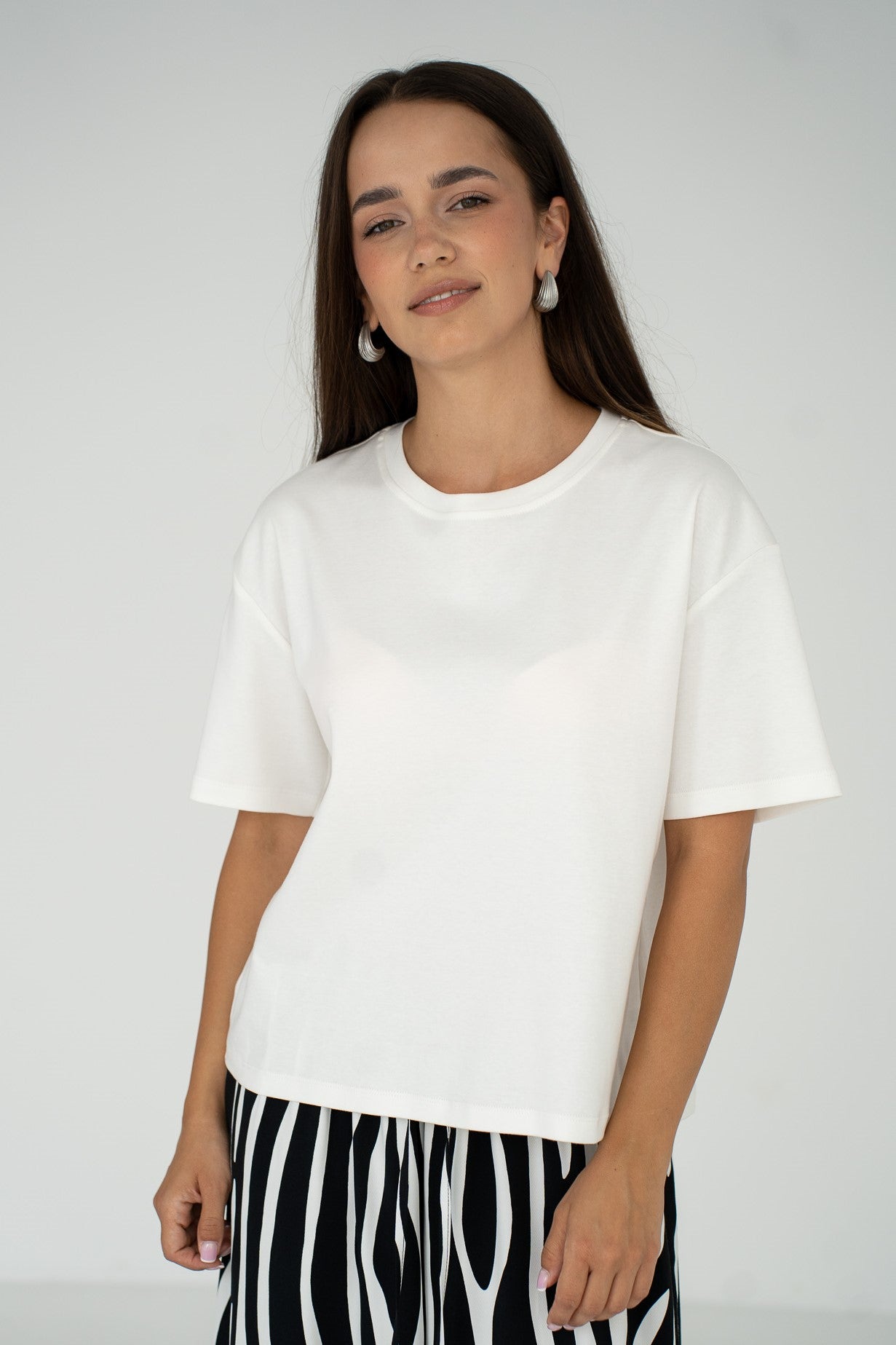 T-shirt Nolan White Petite