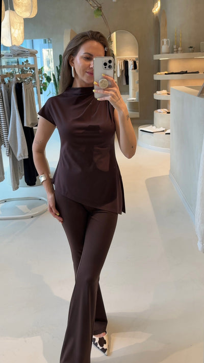 Bluzka Molie Brown Petite