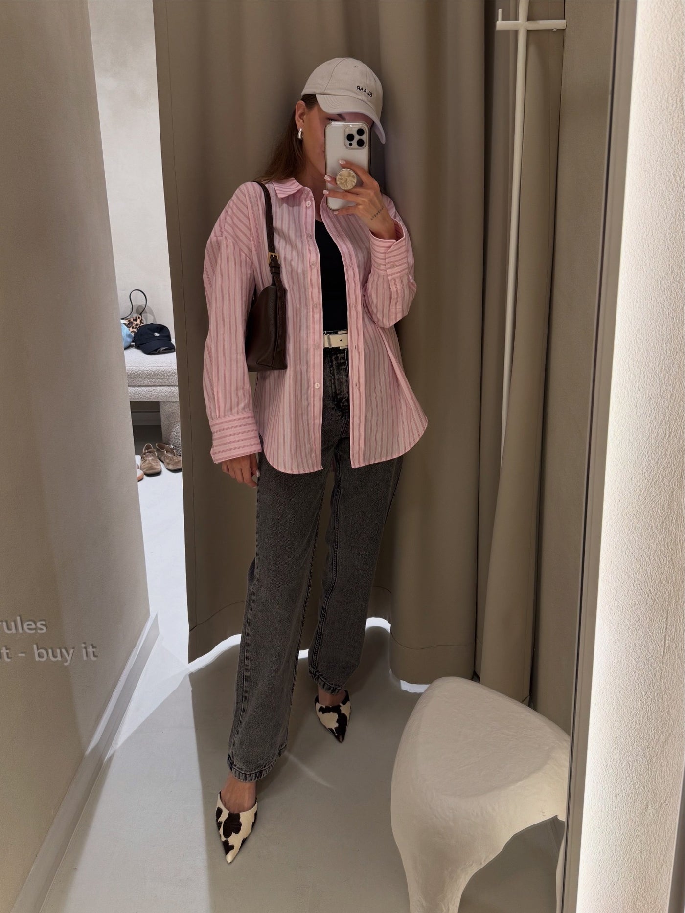 Koszula Menza Stripes Pink Petite