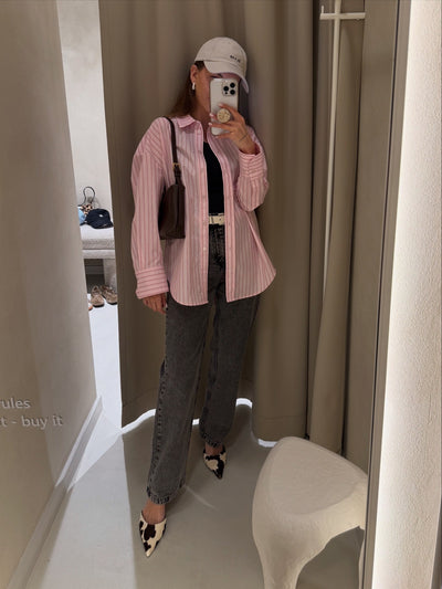Koszula Menza Stripes Pink Petite