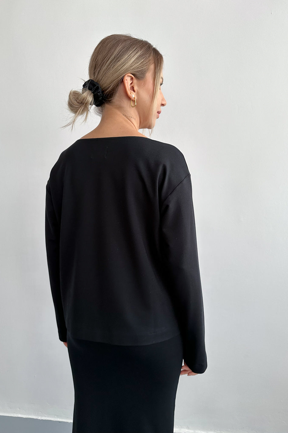 Longsleeve Loren Black Petite