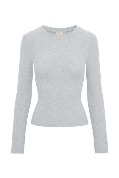 Longsleeve Selmo Grey Melange Petite