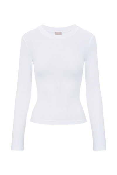 Longsleeve Selmo White Petite