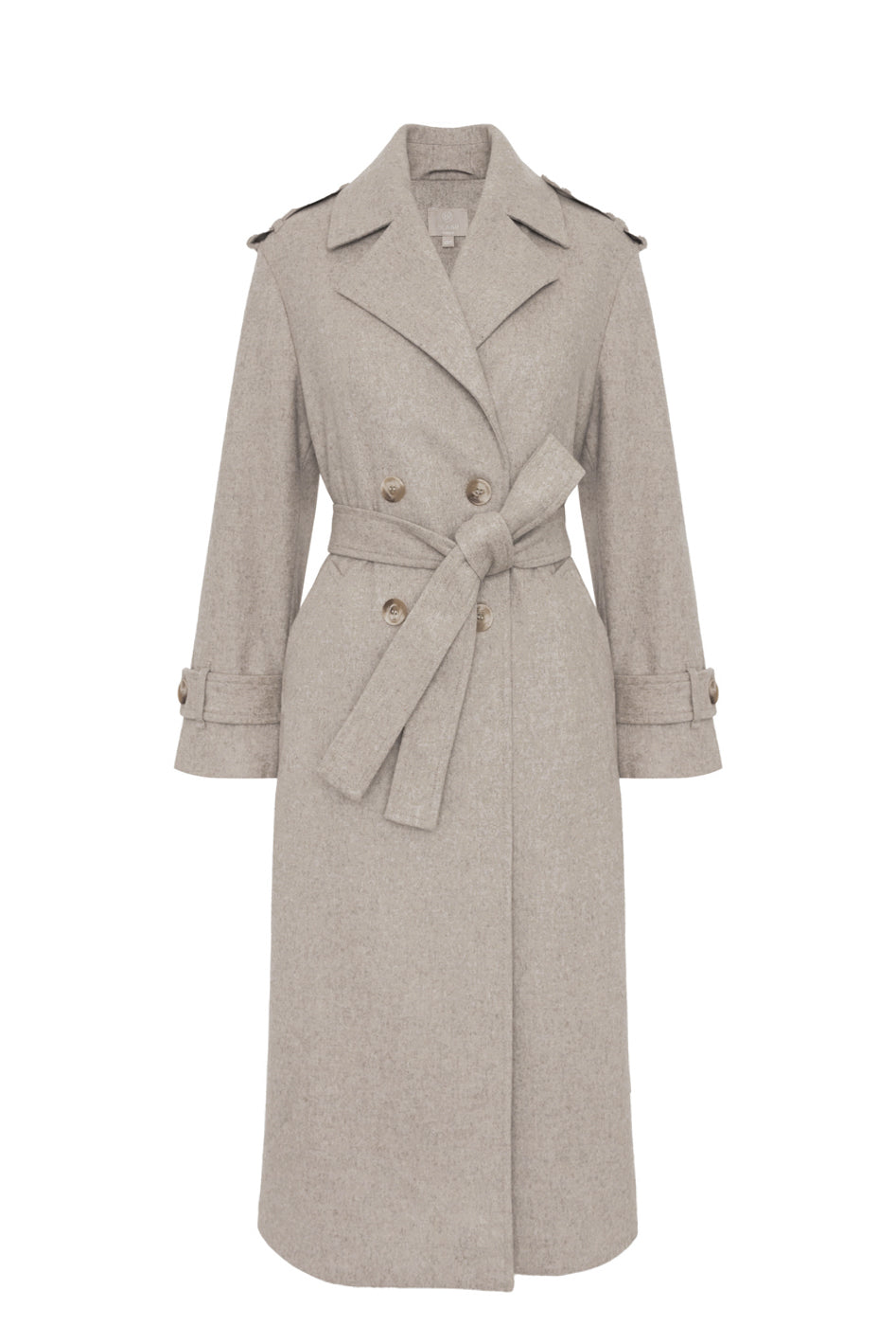 Płaszcz Soleno Beige Wool Petite