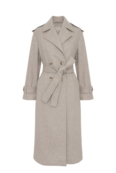 Płaszcz Soleno Beige Wool Petite