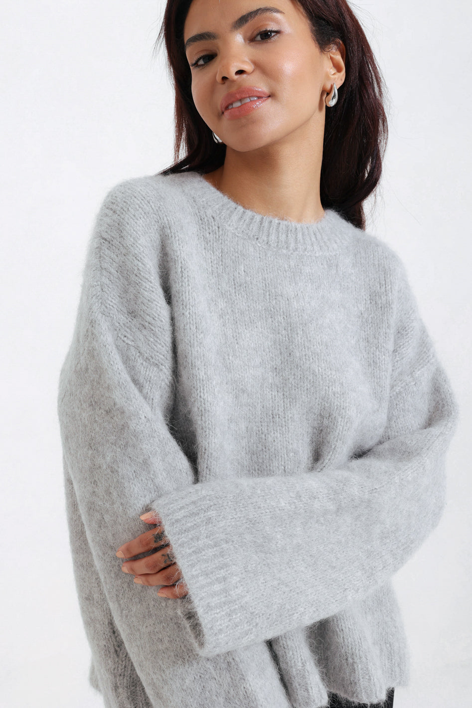 Sweter Ismo Light Grey Petite