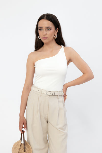 Top Marlo White Petite