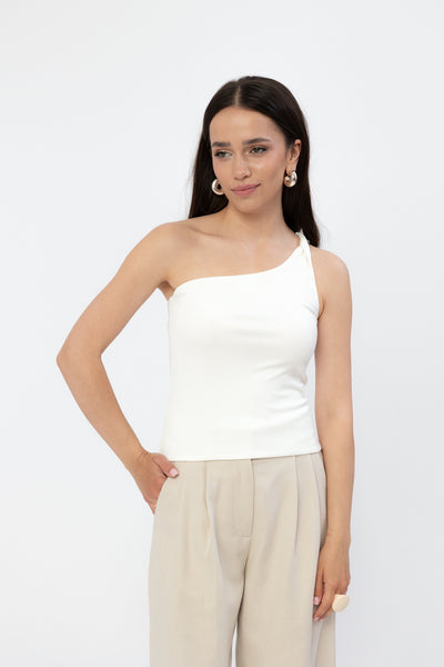 Top Marlo White Petite