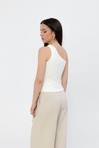 Top Marlo White Petite