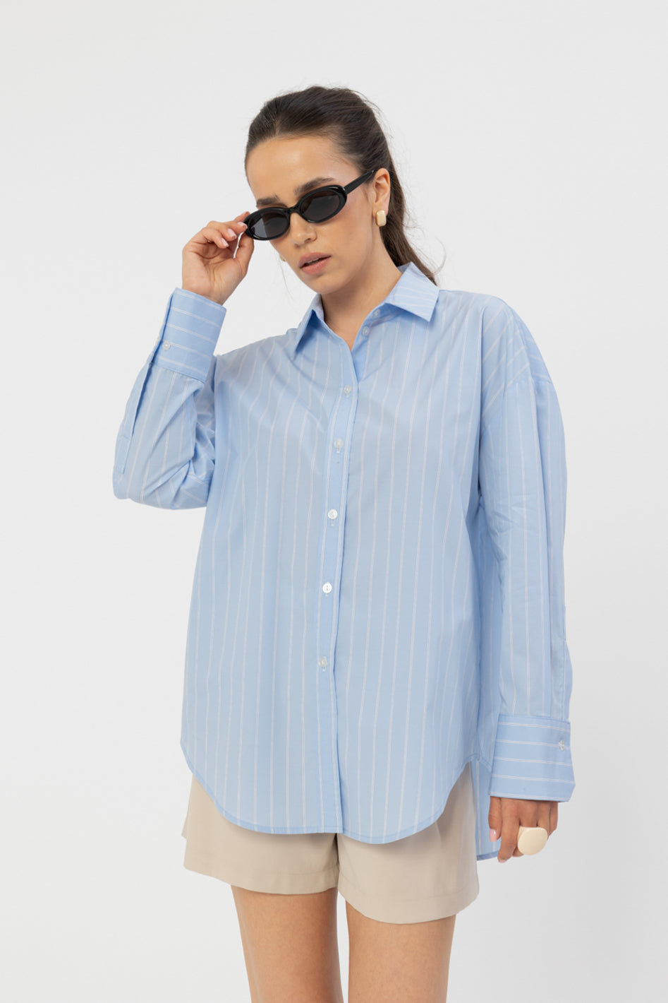 Koszula Menza Stripes Blue Petite