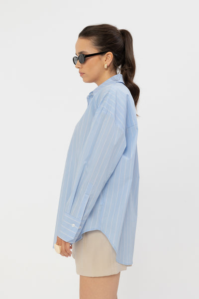 Koszula Menza Stripes Blue Petite