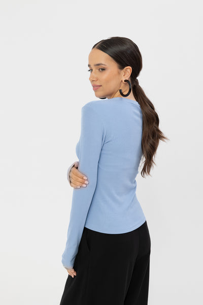 Longsleeve Selmo New Blue Petite