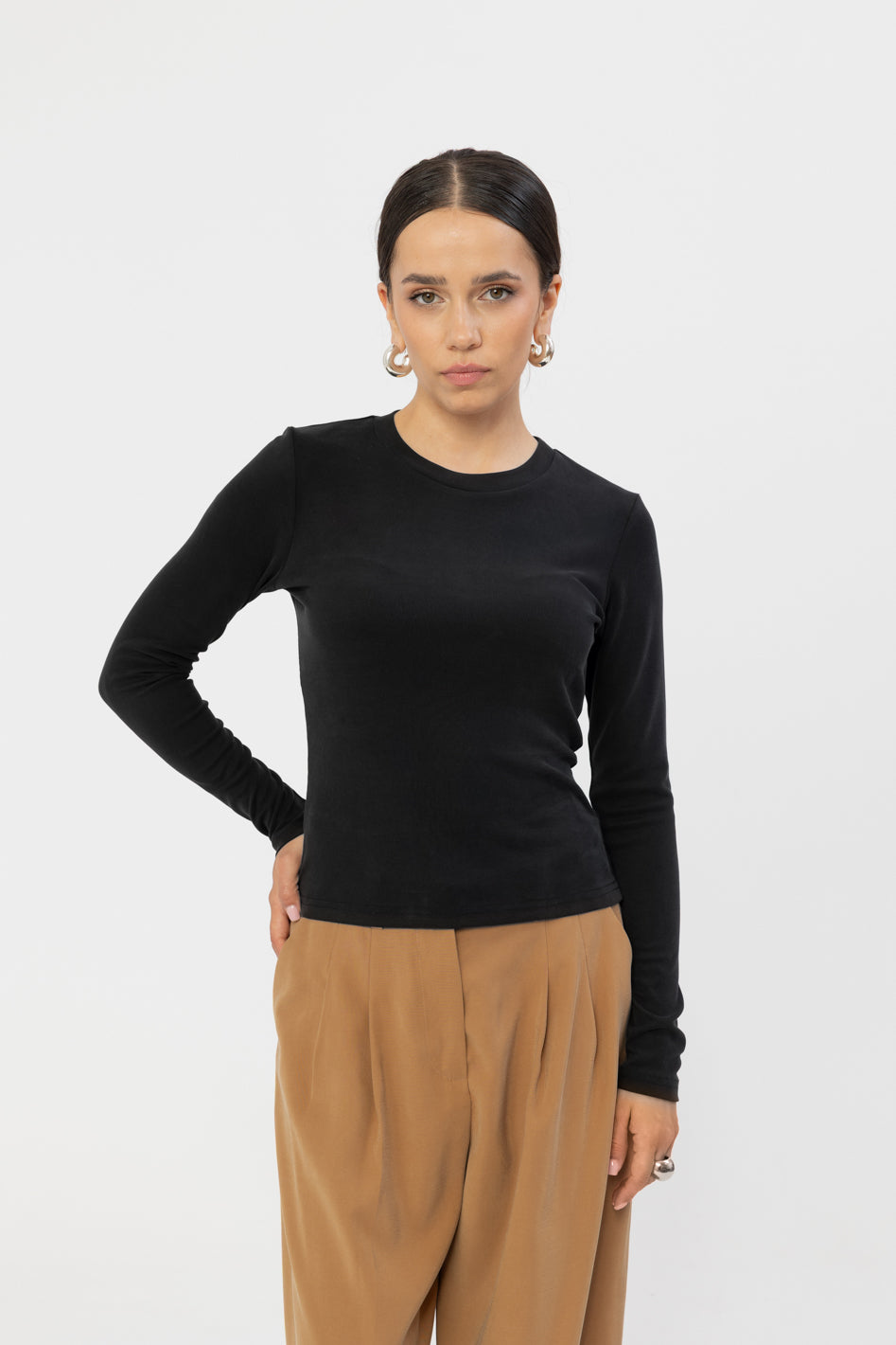 Longsleeve Selmo New Black Petite