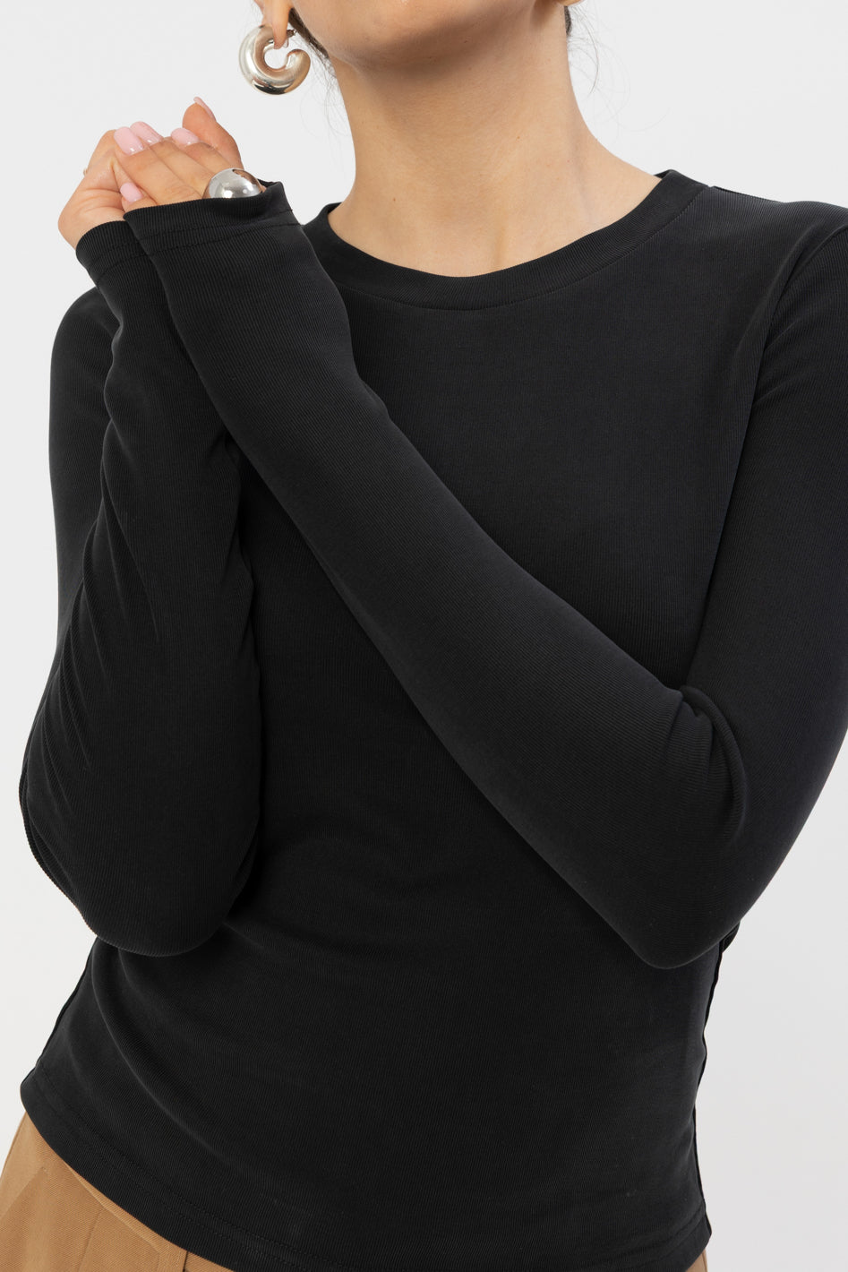 Longsleeve Selmo New Black Petite