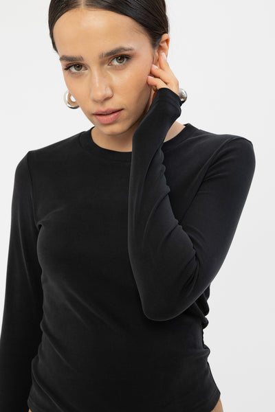 Longsleeve Selmo New Black Petite