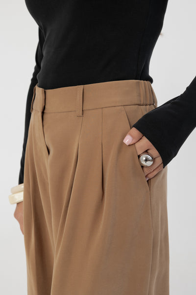 Spodnie Naver Vis Caramel Petite