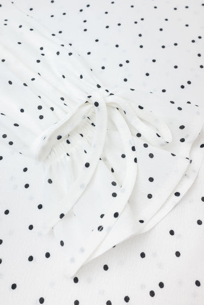 Bluzka Vernell White Dots Petite