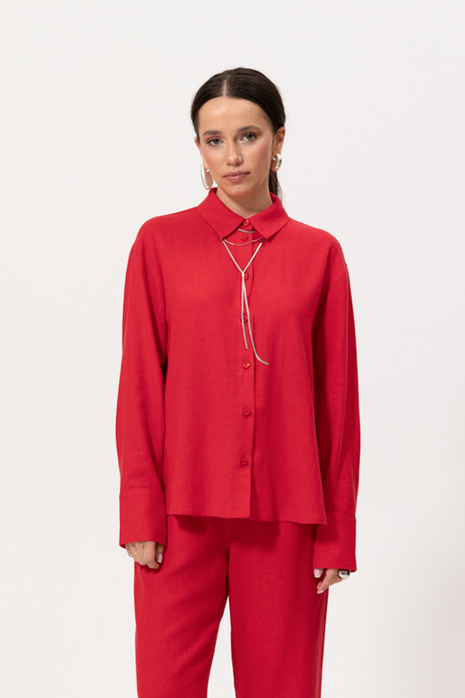 Koszula Isla Red Petite