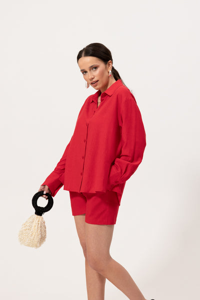 Koszula Isla Red Petite