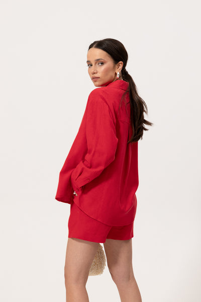 Koszula Isla Red Petite