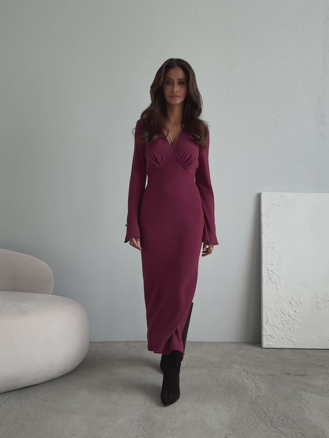 Sukienka Astra Bordo Petite