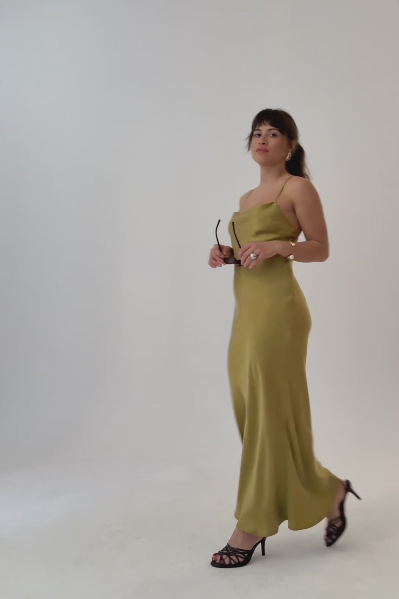 Sukienka Salina Golden Olive Petite