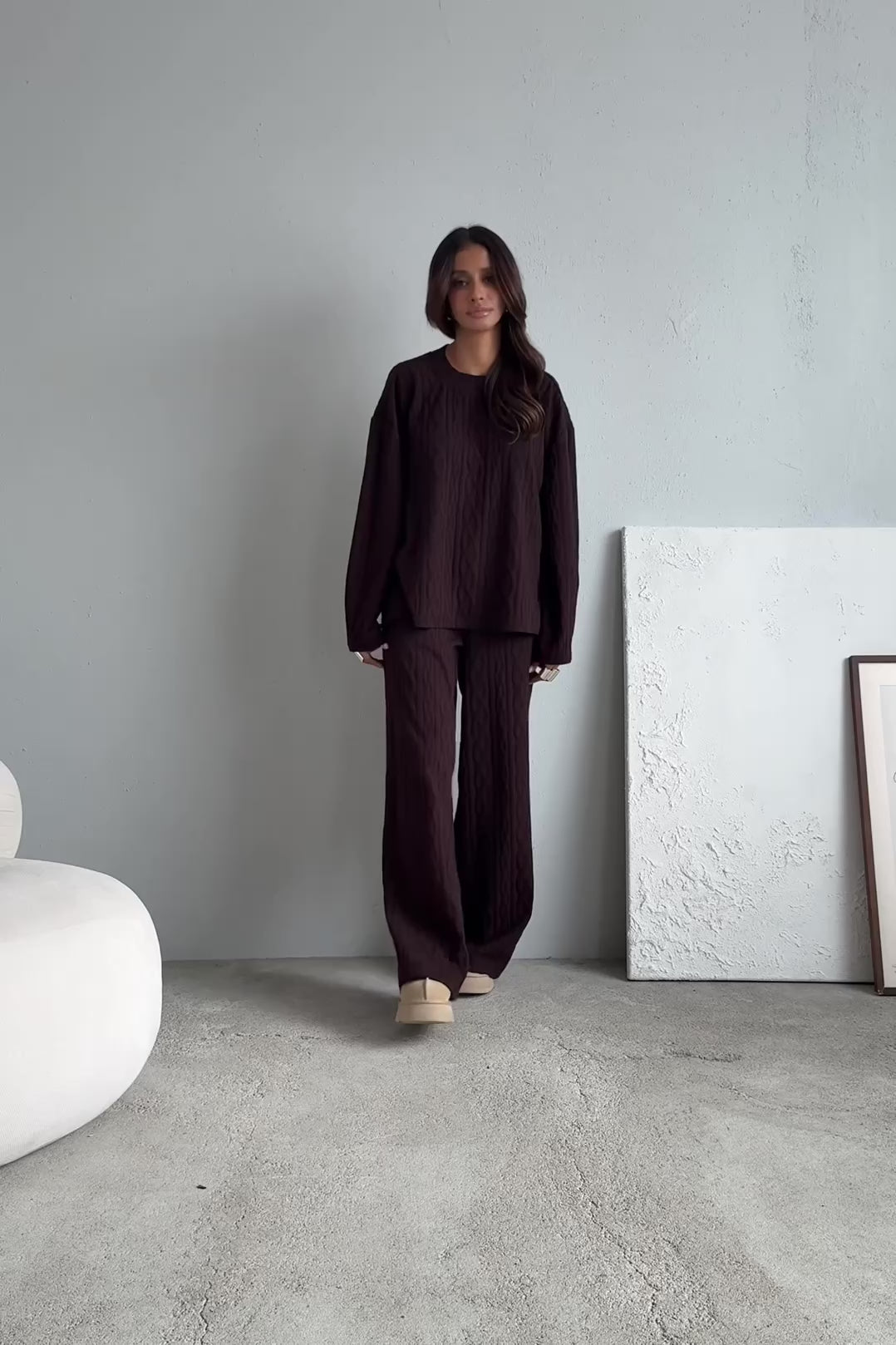 Spodnie Mirlo Brown Petite