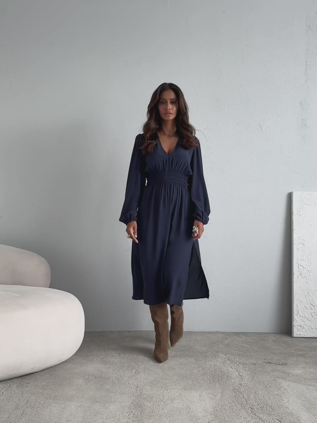 Sukienka Nerys Navy Petite