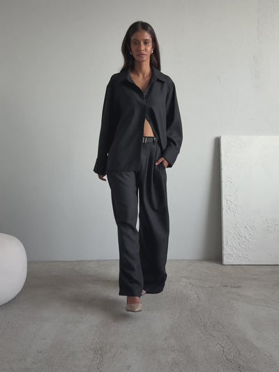 Koszula Palle Black Wool Petite