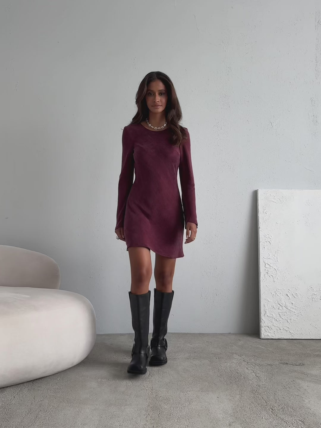 Sukienka Liv Bordo Petite
