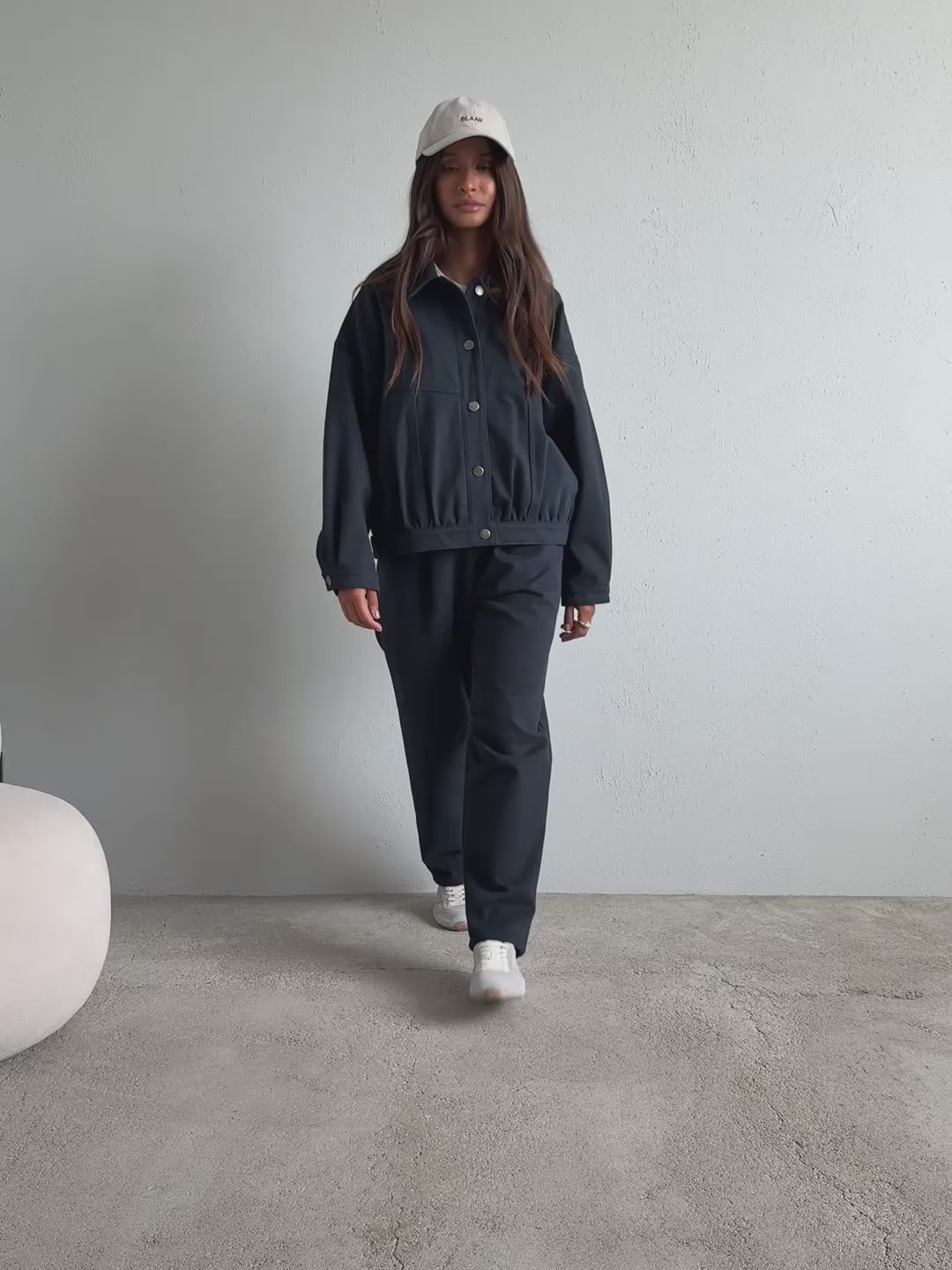 Kurtka Jean Navy Petite