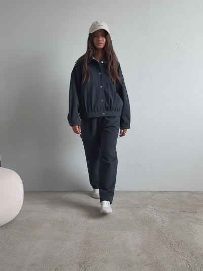 Kurtka Jean Navy Petite