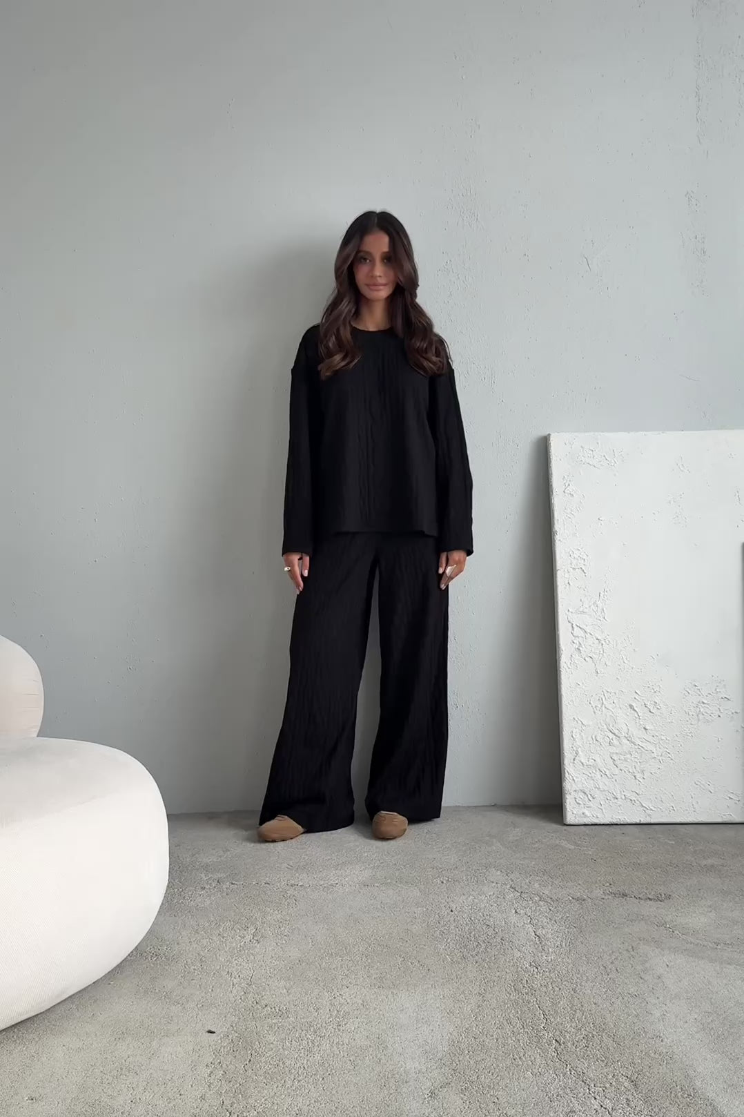 Longsleeve Ninel Black Petite