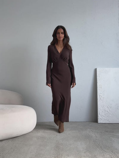 Sukienka Astra Brown Petite
