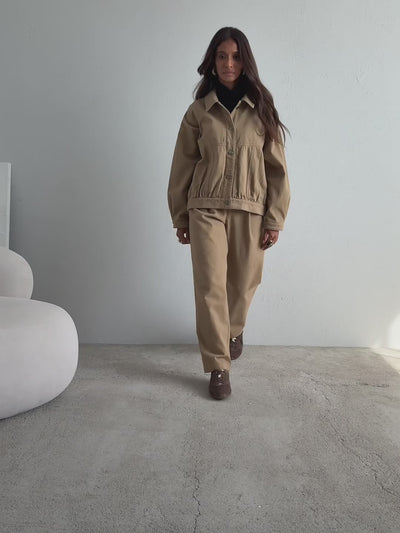 Kurtka Jean Beige Petite