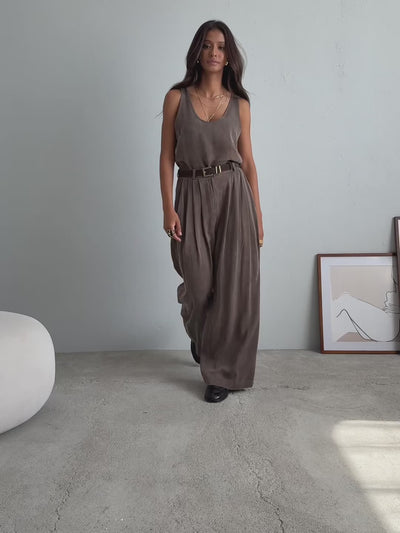 Top Belisa Brown Petite