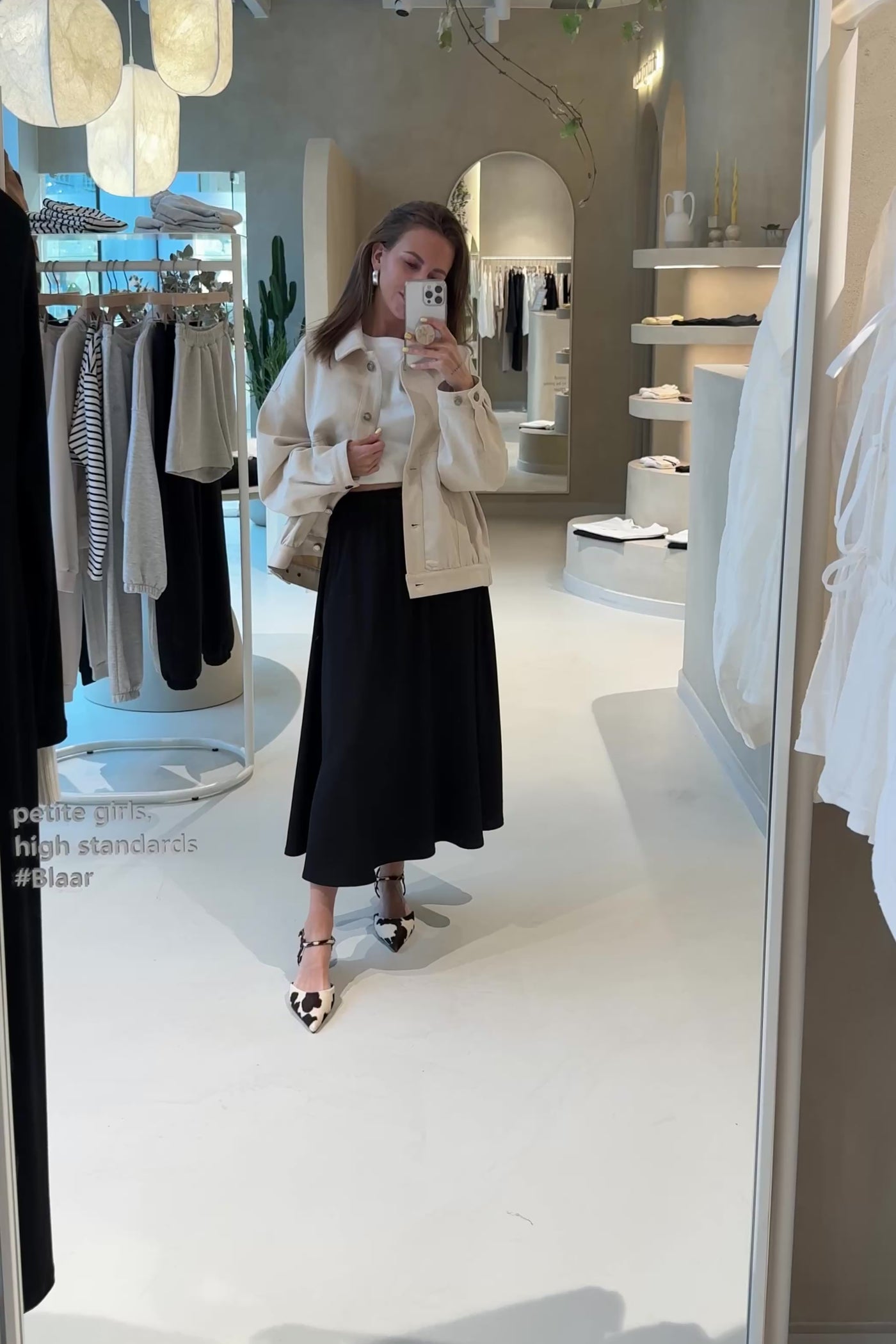 Spódnica Veloria Black Petite