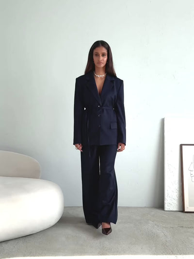 Marynarka Malva Navy Petite