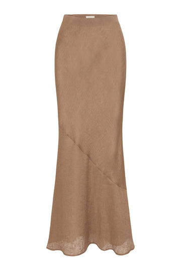 Spódnica Freya Beige Linen Petite