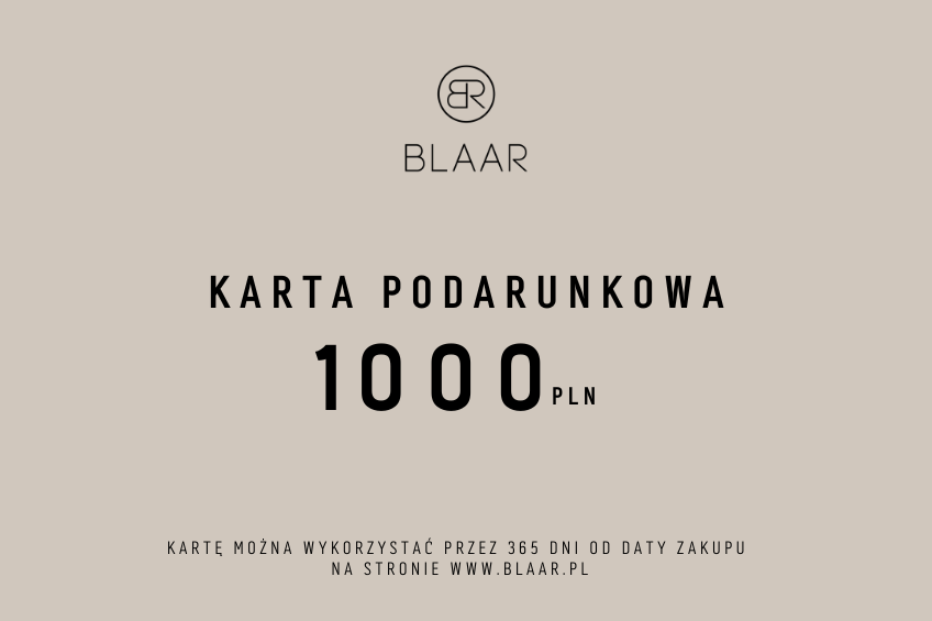 Karta podarunkowa 1000 PLN