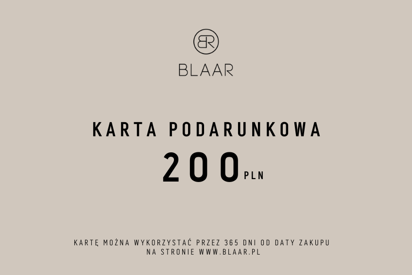 Karta podarunkowa 200 PLN